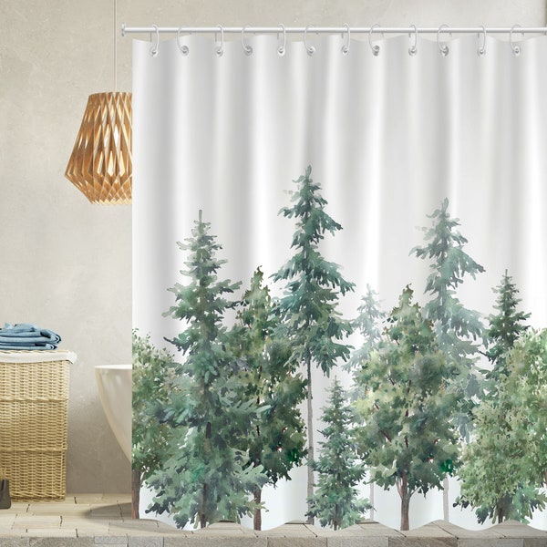 Tree Shower Curtain Etsy