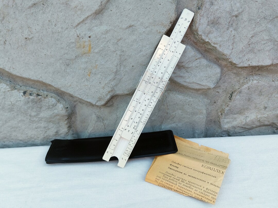 Slide Rule Pocket, Vintage Sliderule, Engineering Logarithmic Retro ...