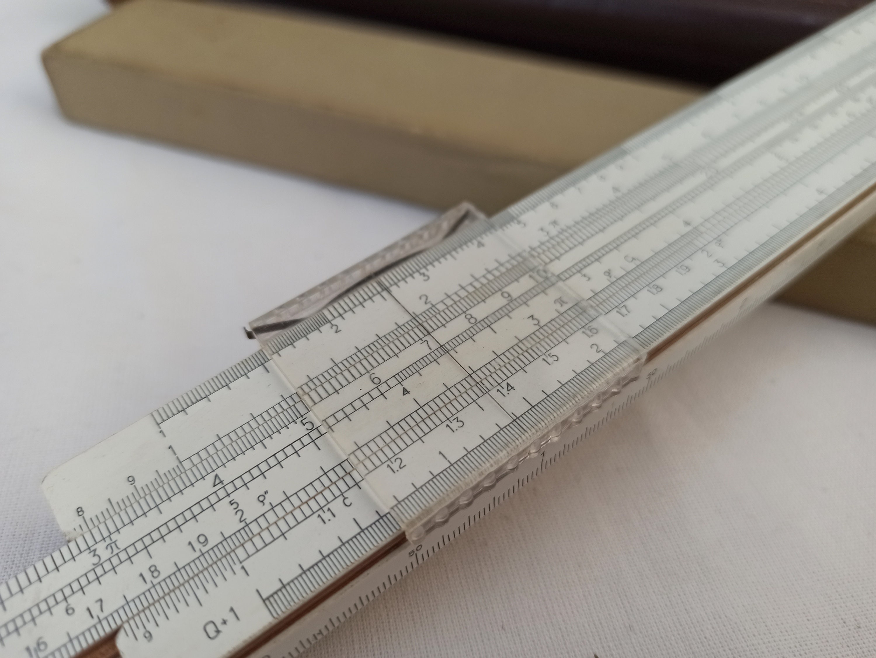 Slide Rule Vintage Soviet Logarithmic Slide Rule Engineering Etsy