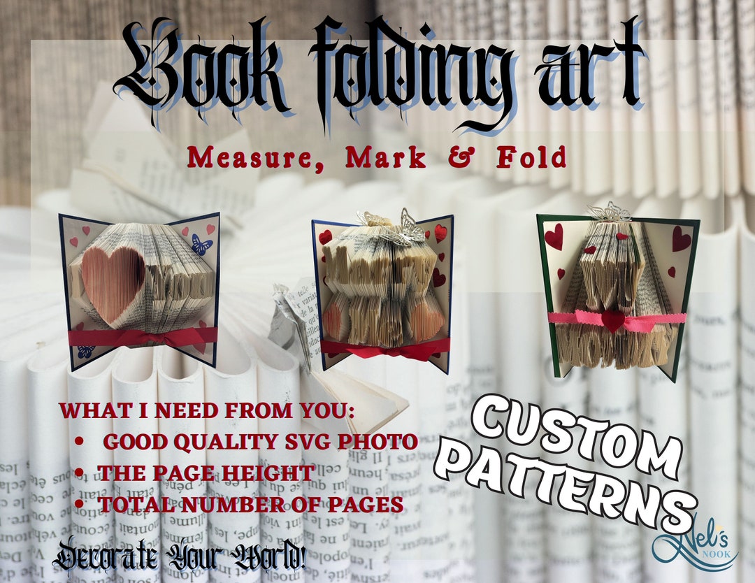 CUSTOM Measure, Mark, and Fold Pattern for Your Personalized Photo Etsy