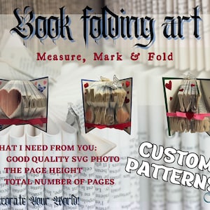 CUSTOM Measure, Mark, and fold -  Pattern for your personalized photo
