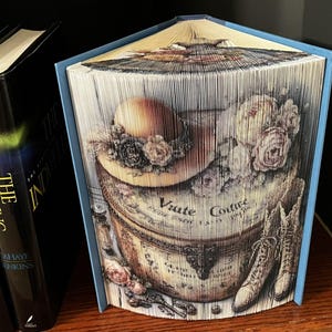VINTAGE BOX - Mini Bonus - 2-in-1 fold - Fore-edge Photo strip book fold Pattern Only - Instant Download- INK Saving Pattern