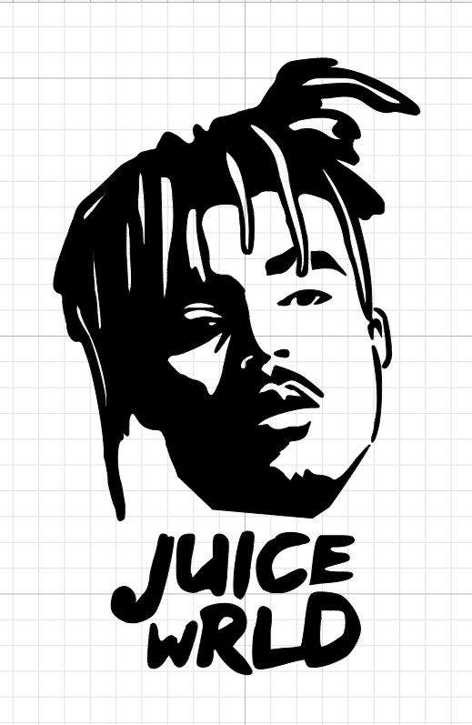 Printed Vinyl Decal Juiceworld American Rapper Vinyl Sticker Juice Wrld Face Printed Vinyl Decal Juiceworld American Rapper Vinyl Sticker Juice Wrld Face