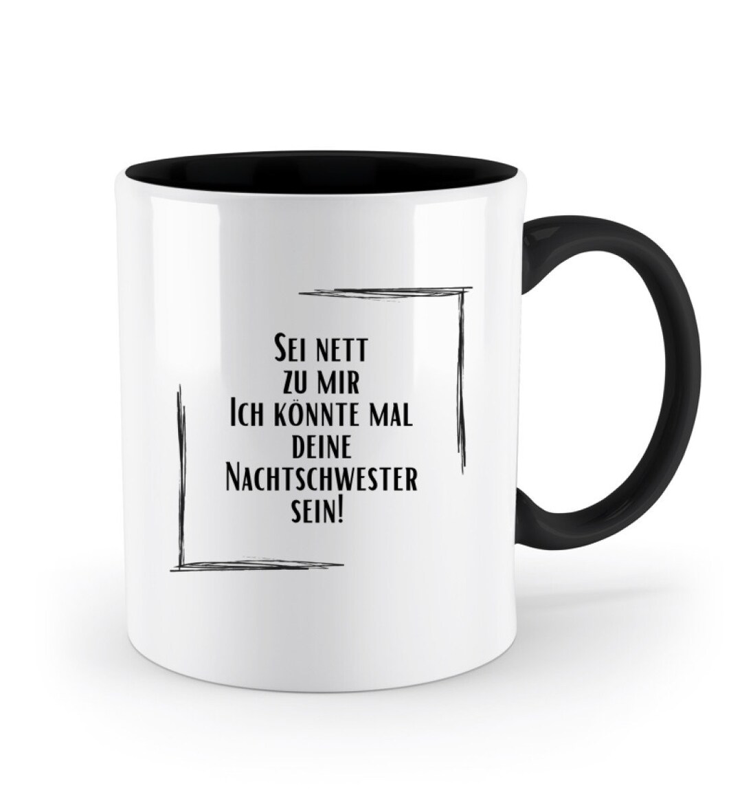 Nachtschwester Tasse Lustig Tasse mit Spruch Pflege Krankenpflege