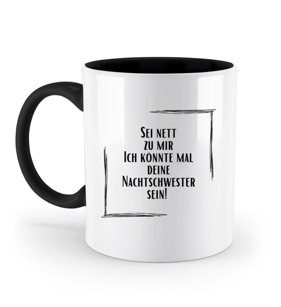 Nachtschwester Tasse Lustig Tasse mit Spruch Pflege Krankenpflege