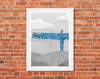 Gregg&#39;s Angel Northern Print
