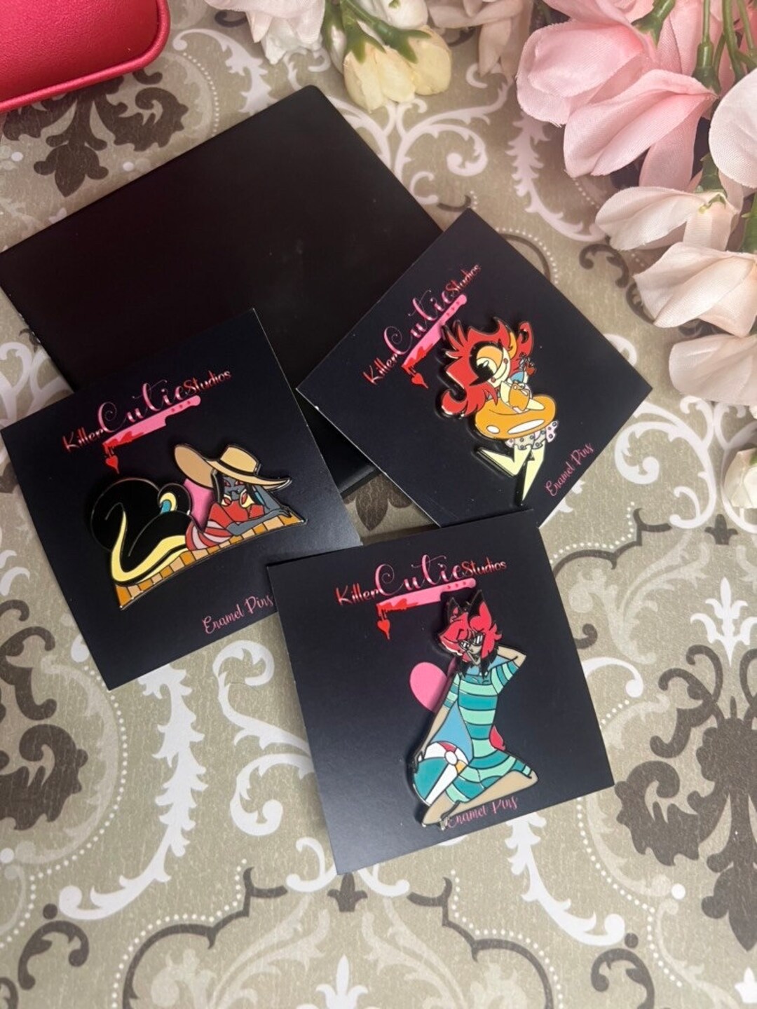 Hazbin Hotel Summer Fan Pin Collection - Etsy Portugal