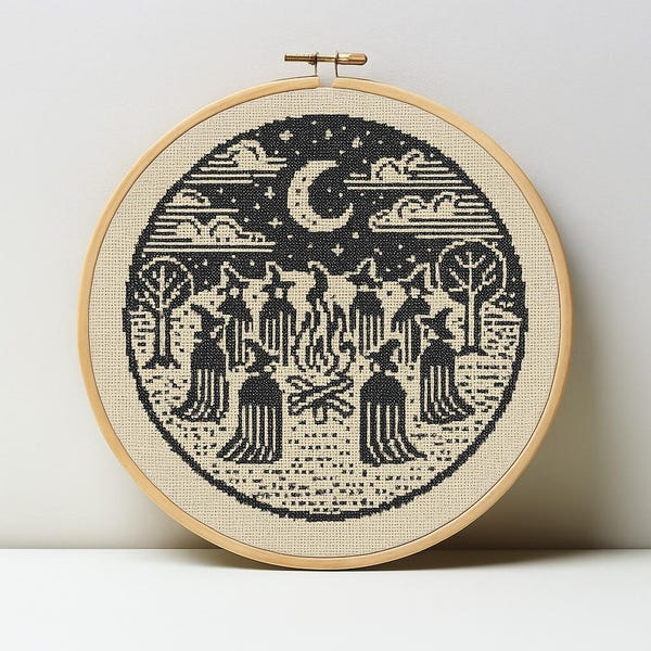 Patrón de punto de cruz del Sabbath (descarga digital)