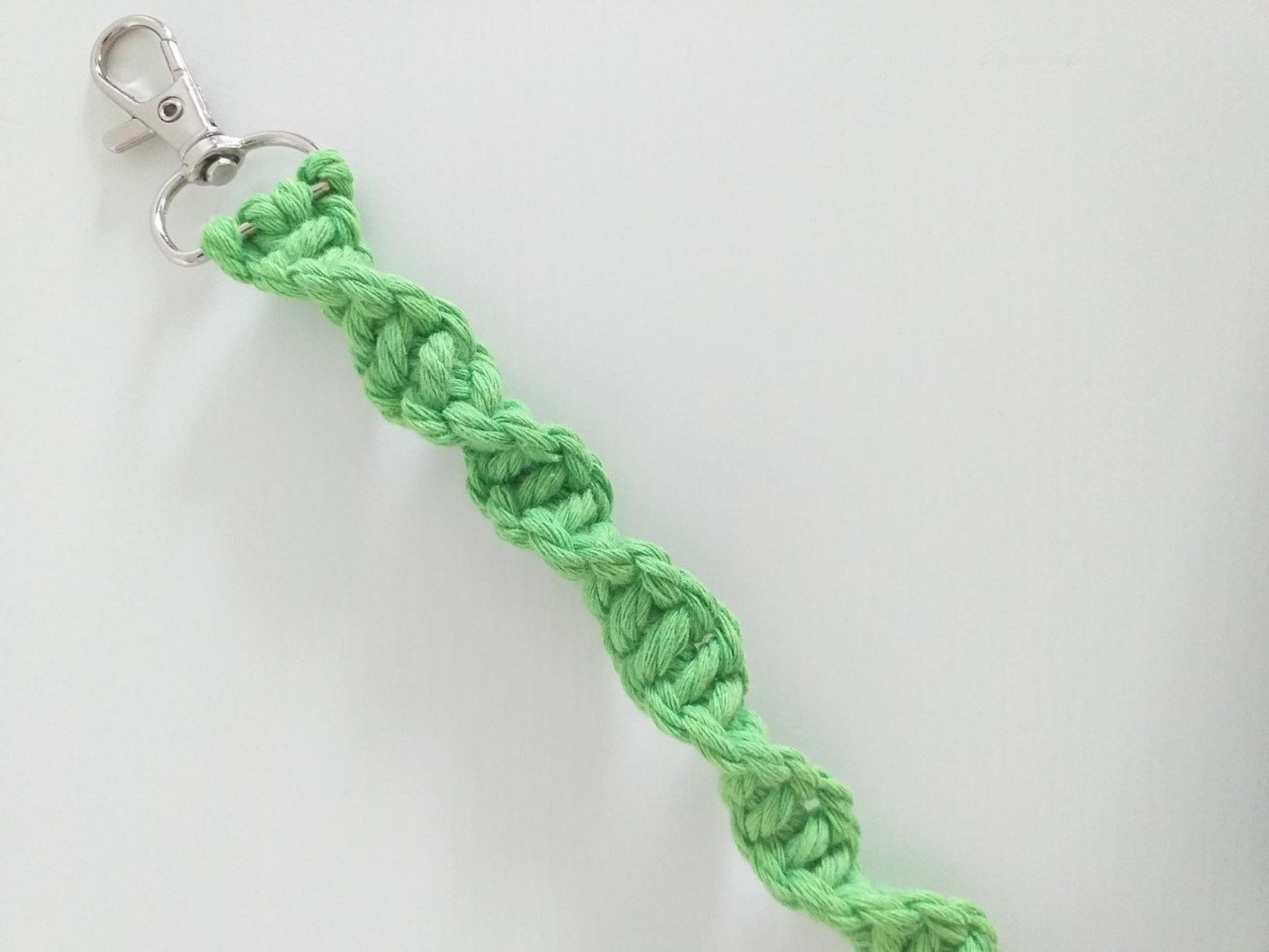 DIY Craft Kit Macrame Key Ring Kit Bag Accessory Hand Make Etsy