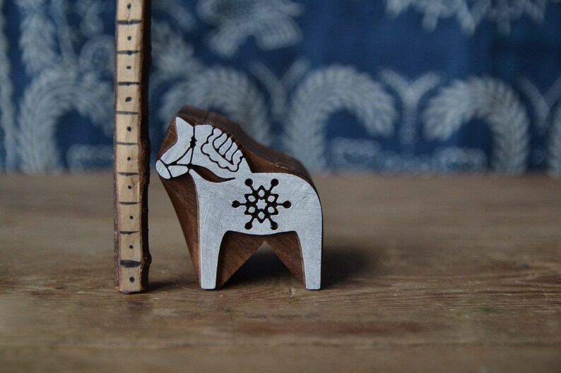 Textile Handmade Ethnic Crafts Pottery Leather Gift Idea. Cards Print Making Horse Wooden Stamp For Block Printing