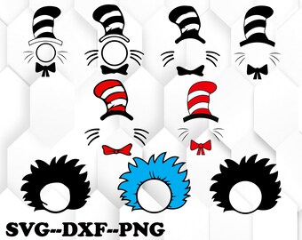 Download Cat In The Hat Svg Etsy