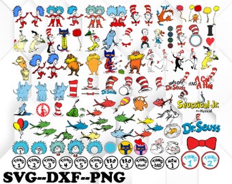 Download Dr Seuss Svg Etsy