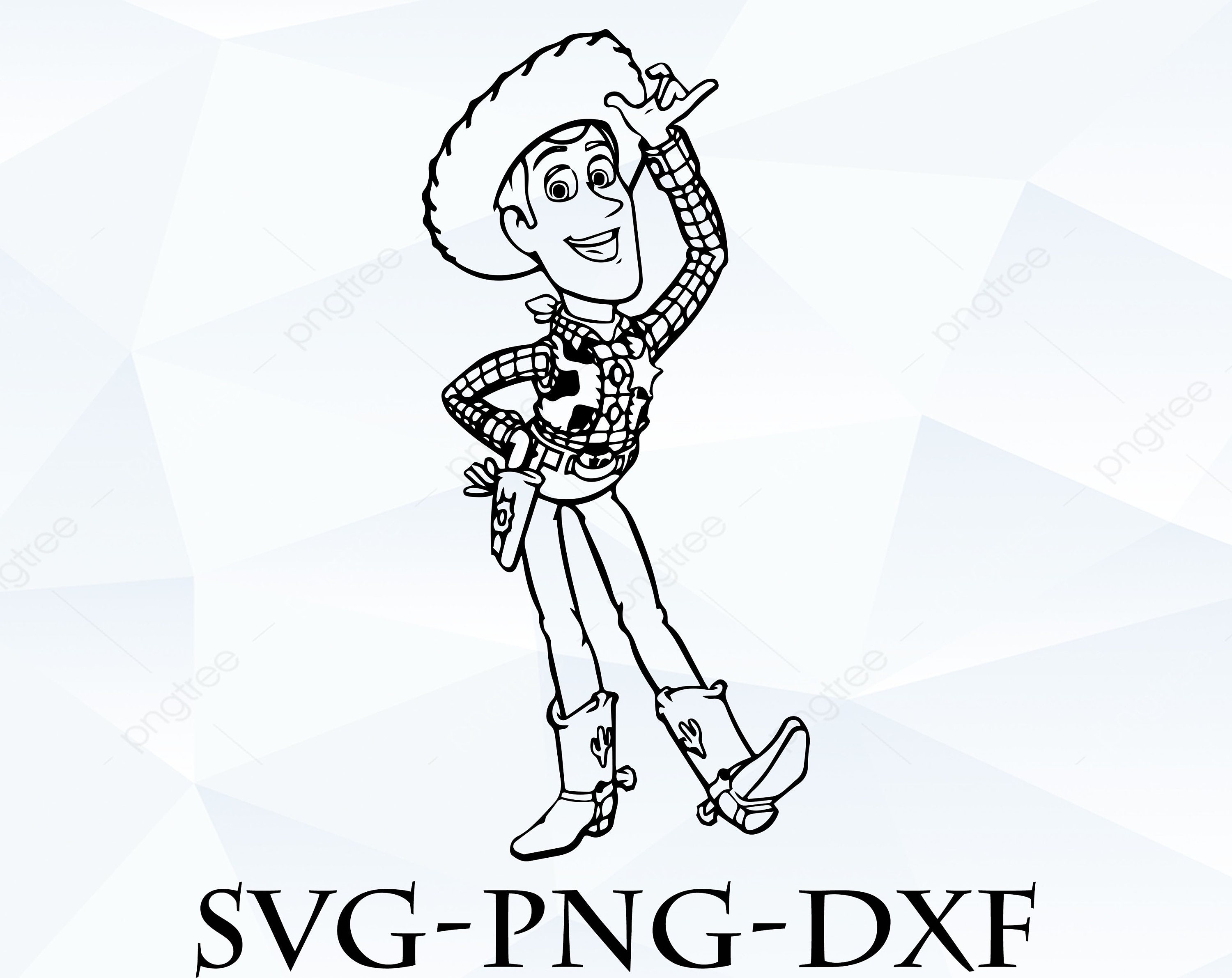 Toy Story Woody svg png dxf Toy Story svg png dxf Toy Etsy