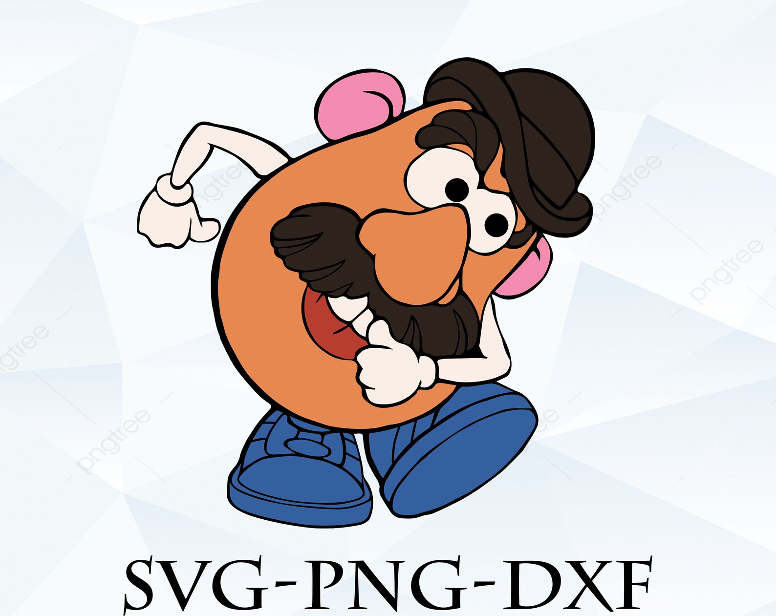 Mr. Potato Head svg png dxf Toy Story svg pngdxf Toy Etsy