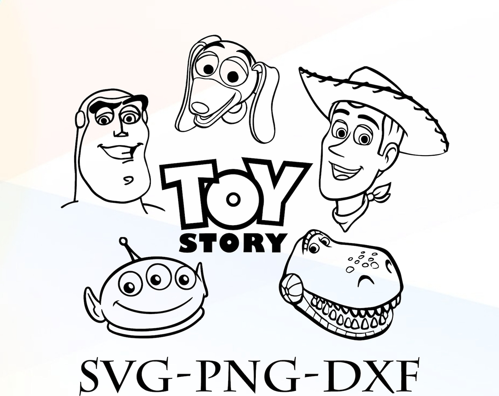 Toy Story Clip Art SVG