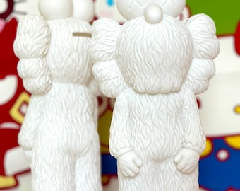 DIY KAWS Inspired Figurine: Fluid Art Bank, Paint Your Own Craft