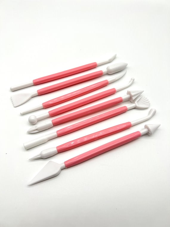 Plastic Modeling Clay Tools Kids Pottery Art Craft Tools Set