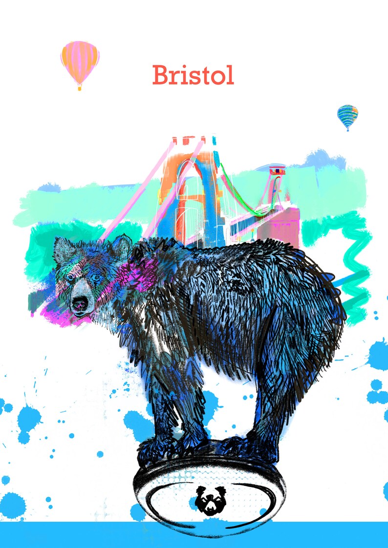 Bristol Bears Birthday Card, Bristol Rugby Card, Bristol Bears, Rugby