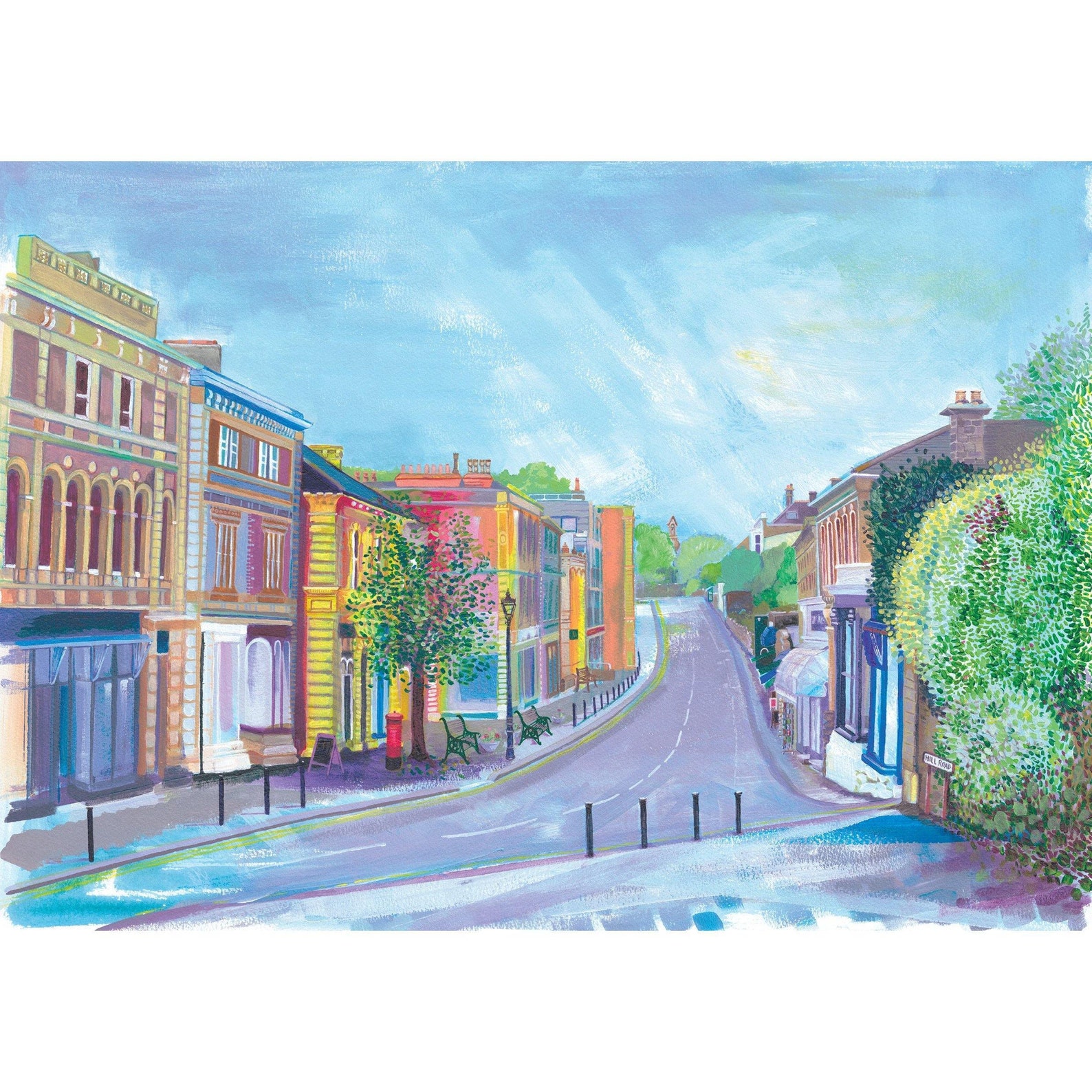 Clevedon Hill Road Card Clevedon Shops Card Clevedon Etsy España
