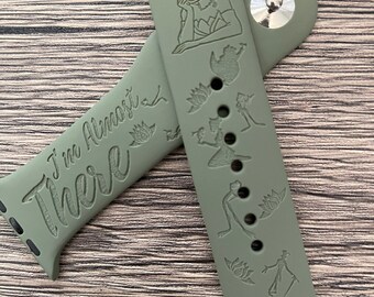 I’m Almost There Princess and the Frog inspired Apple Watch silicone sport band !