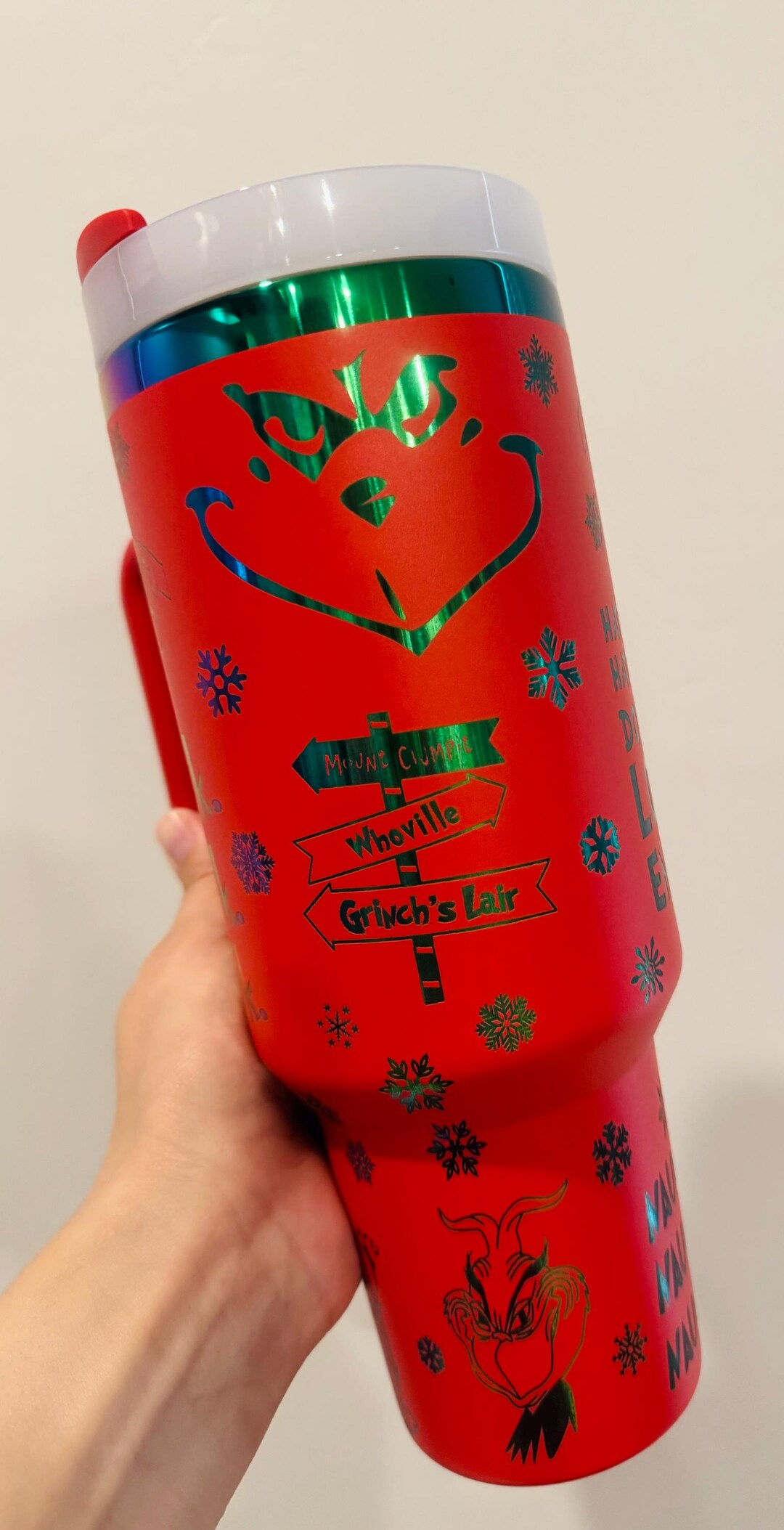 Newton Tartan Crest 40 oz Insulated Tumbler with Handle main image 1