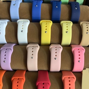 Silicone bands!!! Sport band for Apple Watches 38 40 41 42 44 45 Ultra 49 and SE! ALL SERIES !!
