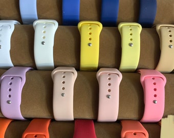 Silicone bands!!! Sport band for Apple Watches 38 40 41 42 44 45 Ultra 49 and SE! ALL SERIES !!