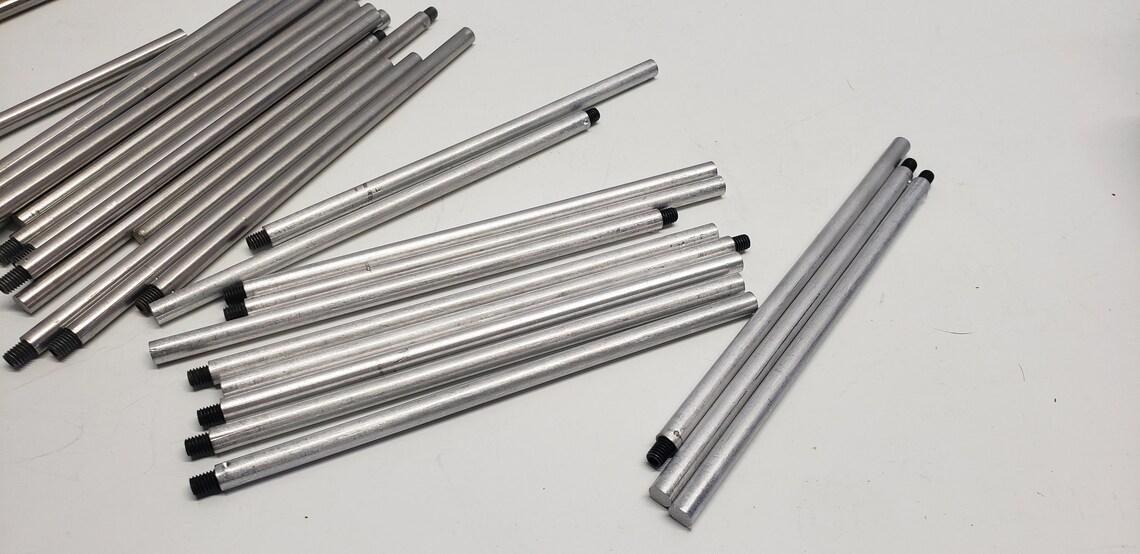25 Qty Hard Aluminum Rod 6 Length Metal Dowel Pin Art Etsy