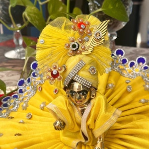 Size 4 Kanha Ji Poshak, Ladoo Gopal Dress,bal Gopal, Lord