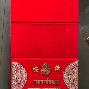 Bhat patrika, mariage indien Patrika, shaadi pooja indien
