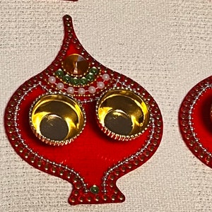 Diwali gift  Acrylic pooja haldi kumkum holder, Indian Pooja Wedding & Party Favors,Roli Chawal Platter Birthday Gift Home Decor