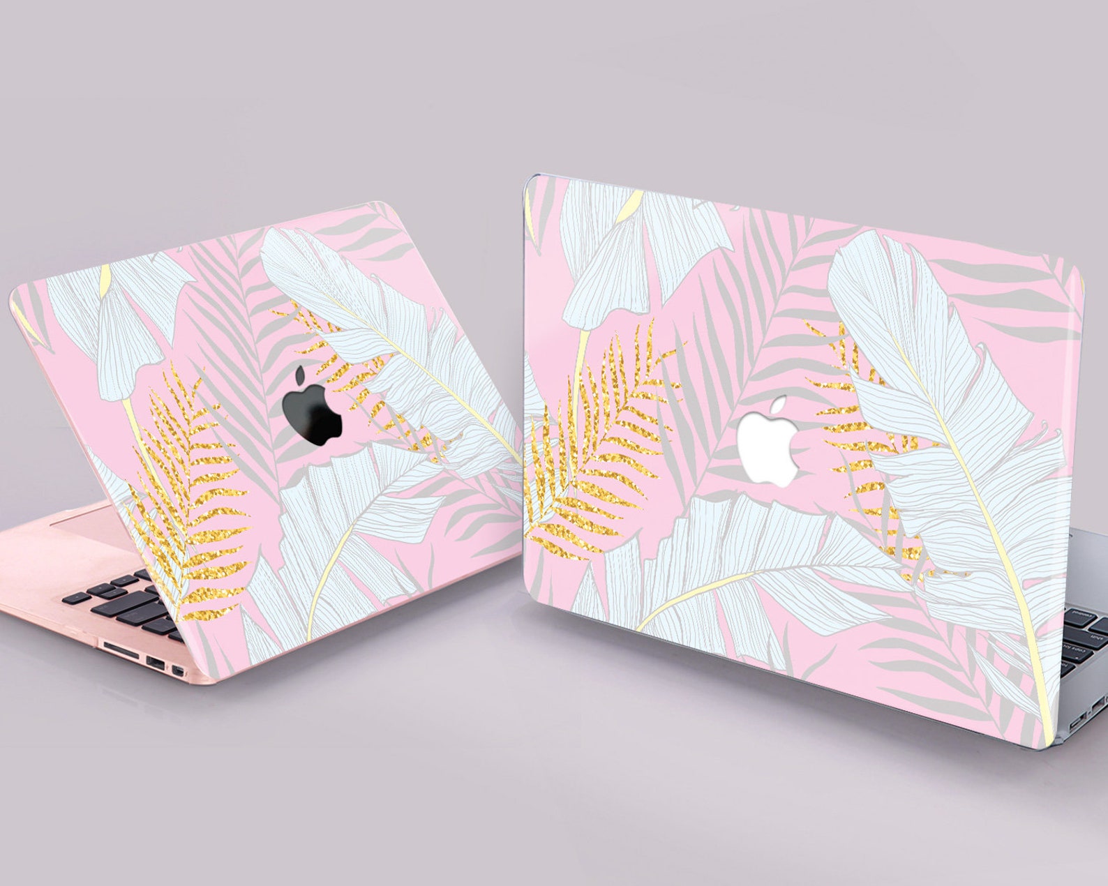 Pink Mac book cases 16 pro 13 2020 air 11 gold leaf painting Etsy