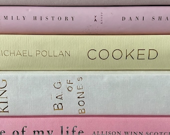 SET DE LIBROS PASTEL - 7 Libros de ensueño en tonos Pastel. ¡Una delicia suave del arcoíris!