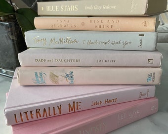 PASTEL BOOK SET  -  7 Dreamy books in shades of Pastel. A Soft Rainbow Delight !