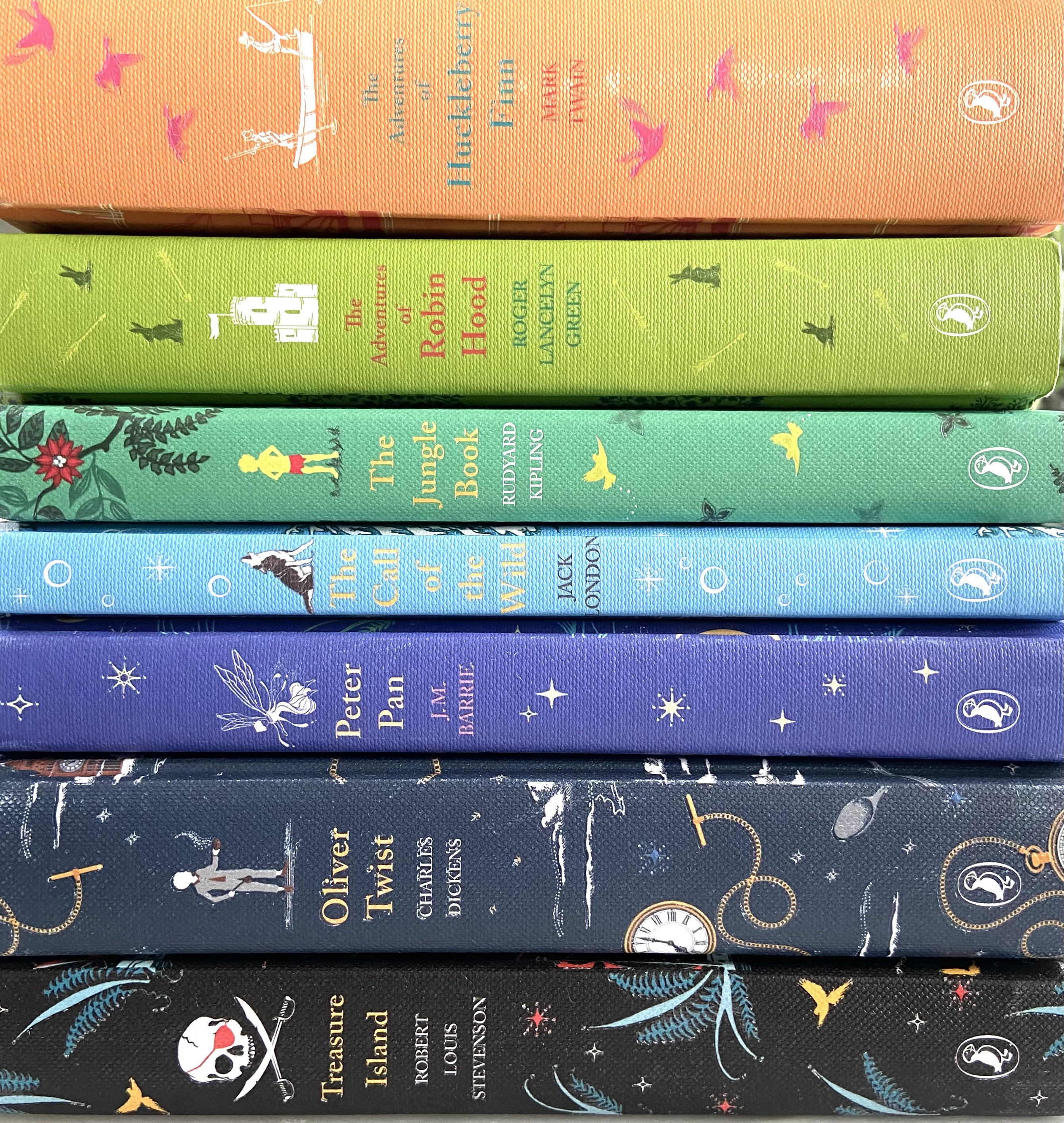 PUFFIN CLASSICS 英文多読　洋書＋CDセット　パフィンクラシックス Puffin Classics Exclusive “boys Book Set”… 7 Books to Excite Your