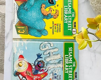 15 Book Vintage Set - SESAME STREET LIBRARY - Complete 15 Book Set