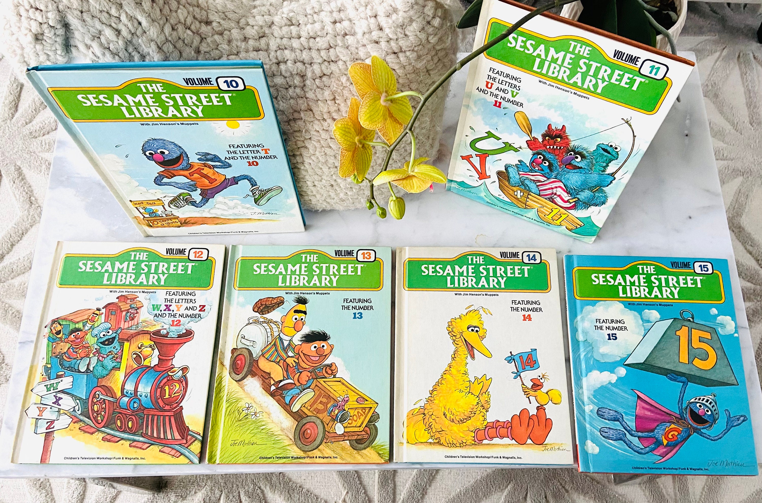 street 1993年　4冊 street 1993年 4冊 15 Book Vintage Set - SESAME STREET LIBRARY