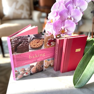 Decorative Book Set Trio… Mauve Burgundy & Plum