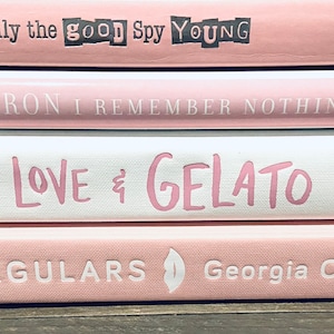 LIGHT PINK DECORATIVE Books . 4 Delicate Sweet Pink Books For Home Staging, Bookcase Styling  Just Pure Fun ! Great Valentines Gift...