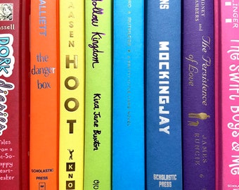 Kids Book RAINBOW. Decorative BOOKS DELIGHT - 8 Fun Children's Books.I Feel Happy Books are the perfect Gift to Decorate your Kids Room!