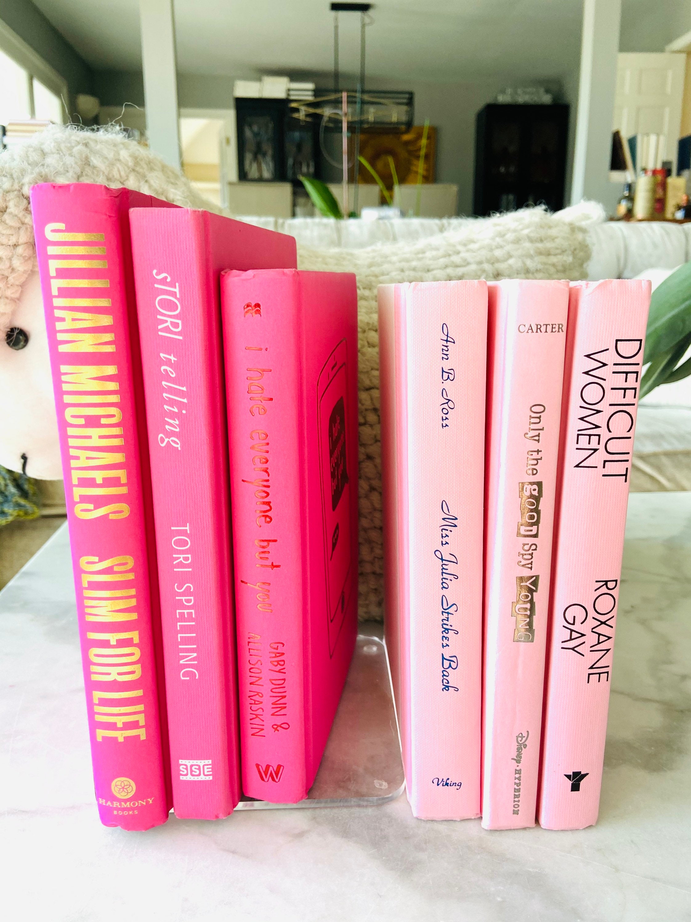 PALE or SHOCKING PINK Decorative Books Pick One Set of 3 Pale Etsy