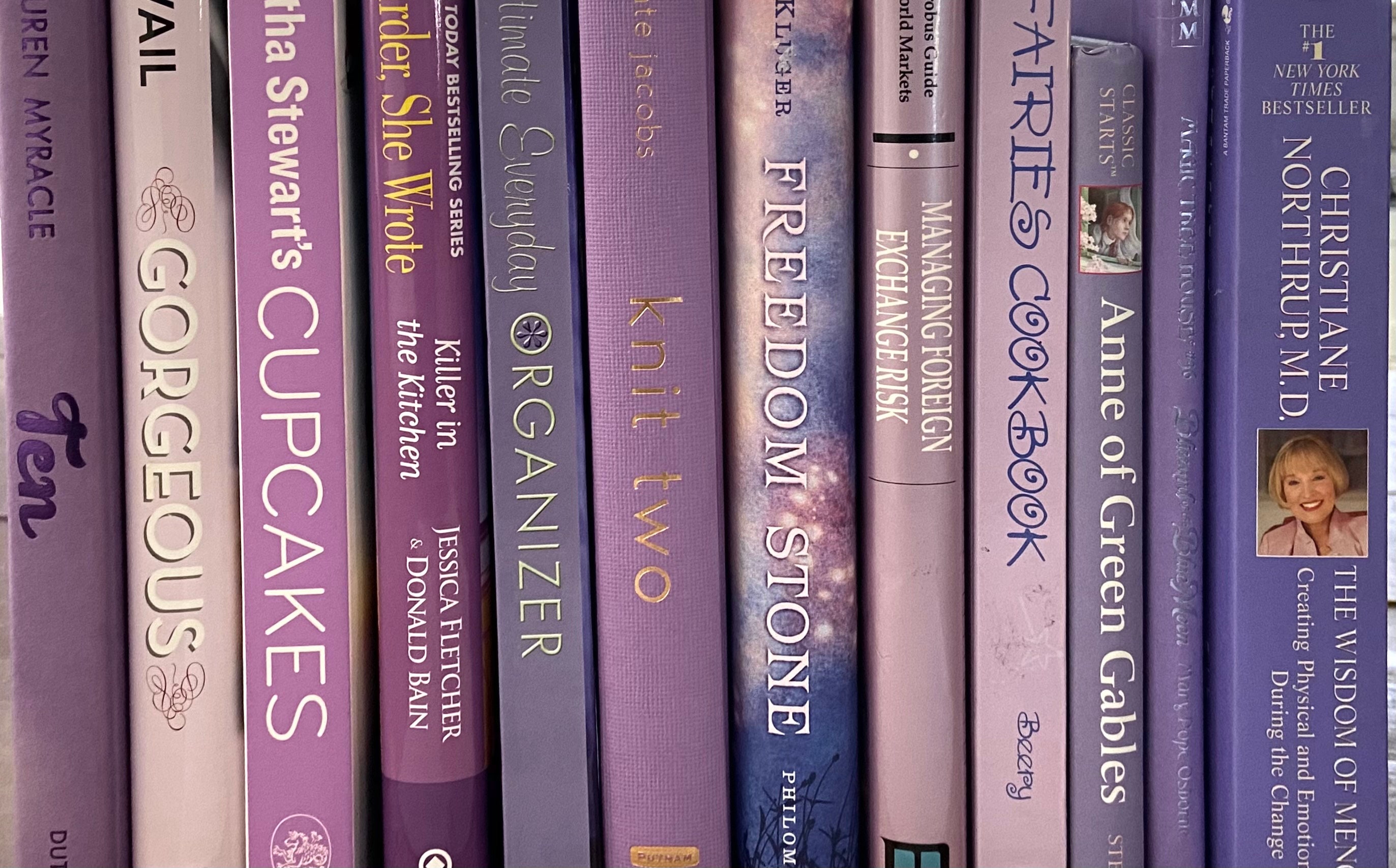 PALE LILAC & LAVENDER Decorative Books - 9 PALE LILAC & LAVENDER Decorative Books - 9