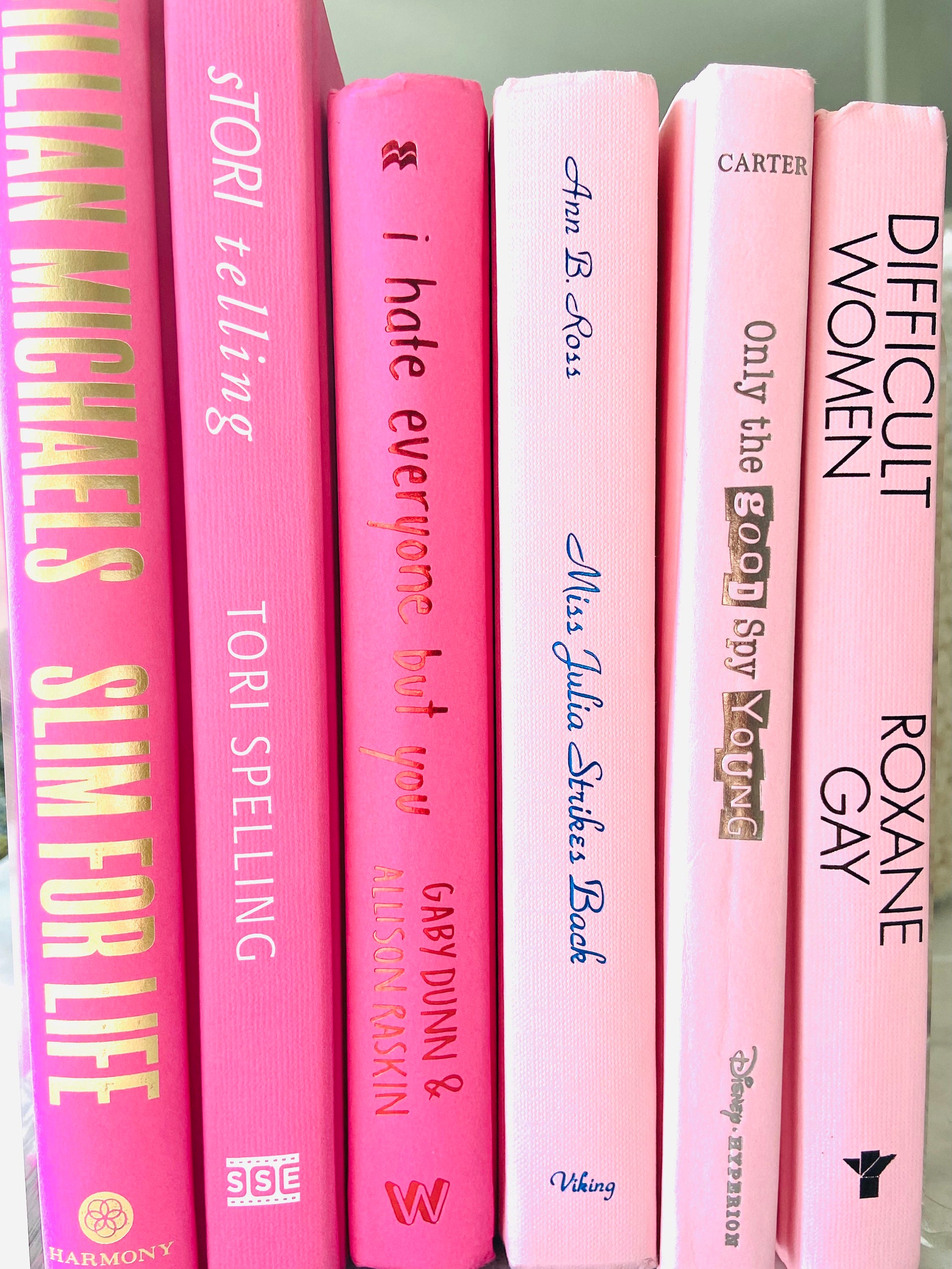 PALE or SHOCKING PINK Decorative Books Pick One Set of 3 Pale Etsy