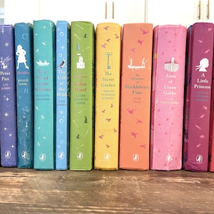 Puffin Classics SET ( Not New ) Refurbished 11 Book Set.... Slightly Distressed Set. Gifts for Children, Kids and Home