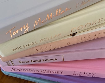 PASTEL SHERBET Book Set  -  7 Dreamy books in shades of Pastel. A Soft Sherbet Rainbow Delight !