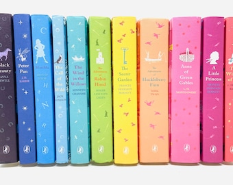 PUFFIN CLASSICS HARDCOVER Rainbow Children's Book Set . Perfect Gifts for Children ...Classic 11 Book  Book set.