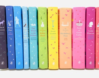 PUFFIN CLASSICS HARDCOVER Rainbow Children's Book Set . Perfect Gifts for Children ...Classic 11 Book  Book set.