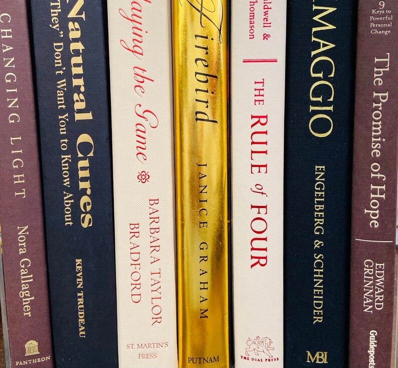 CHOCOLATE & GOLD Decorative BOOKS 24K Book Treat Sensuous Etsy