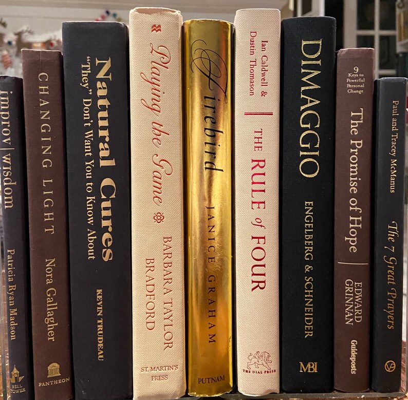 CHOCOLATE & GOLD Decorative BOOKS 24K Book Treat Sensuous Etsy