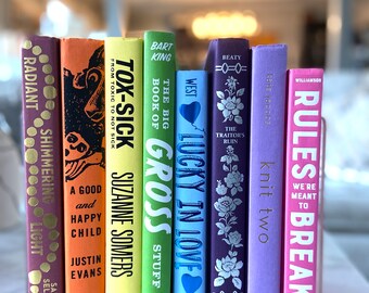 BRIGHT RAINBOW 8 Book Decorative Designer Set